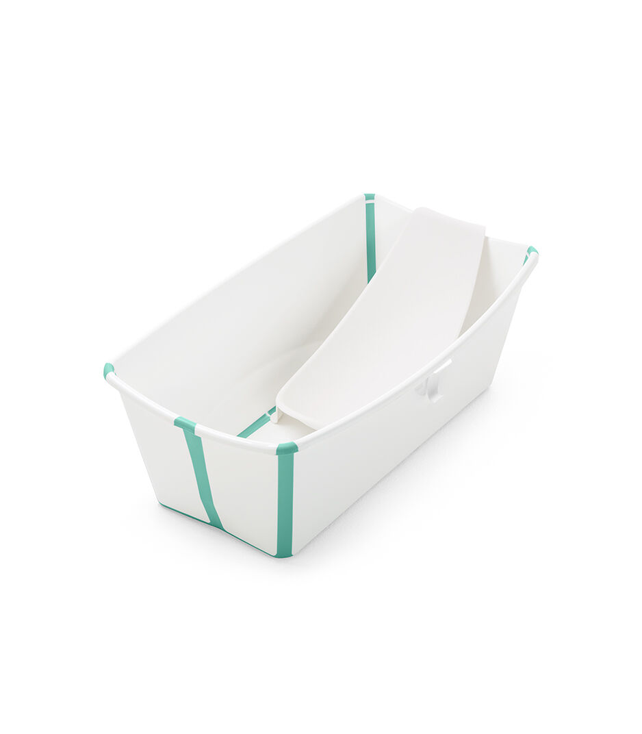 Stokke® Flexi Bath® Heat Bundle White Aqua, 海洋綠白色, mainview